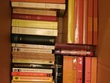 a box full of books sitting on the floor