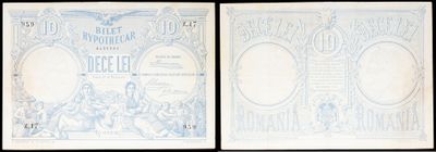 two old bank notes with a picture of a man and a woman on them