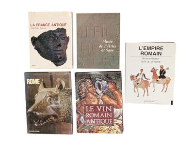 Réunion de 5 ouvrages sur l'art antique : - EYDOUX (Henri-Pa…