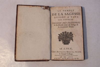 MÉNESTRIER (Claude-François) : « Le Temple de la sagesse ouv…