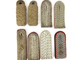 several different types of rope are laid out on a white surface