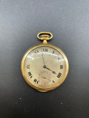 Montre de gousset en or jaune 18k 750/°°, cuvette or jaune, …