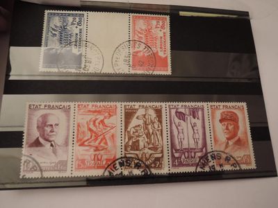 TIMBRES FRANCE Ob. - LOT DE 2 BANDES N°566a + N°580A -…