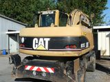 a large bulldozer that is parked in a parking lot