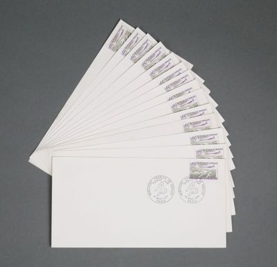 14 enveloppes premier jour "Aéroport Charles de Gaulle", 16 …