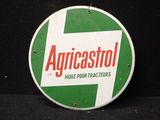un panneau vert et blanc sur lequel est inscrit « Agricastol »