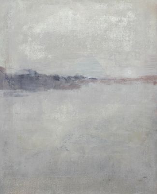une image représentant une peinture d'un plan d'eau avec le ciel en arrière-plan