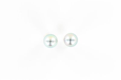une paire de boucles d'oreilles en perles sur fond blanc