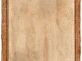 an old wooden frame on a white background
