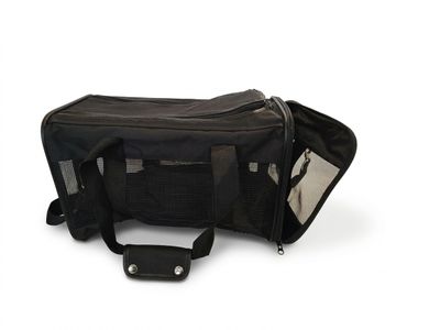 Sac de transport souple pour animaux - Noir - Maille filet e…