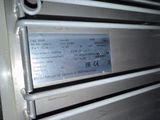 an image of a close up of a label on an oven
