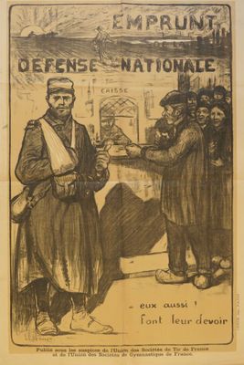 Militaria - "EMPRUNT DE LA DEFENSE NATIONALE - eux aussi fon…