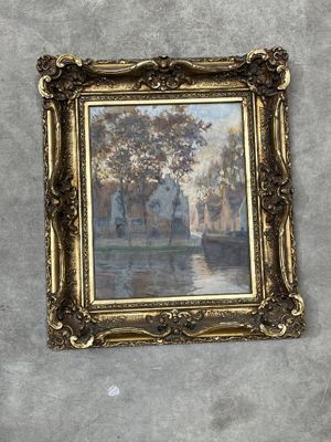 a picture of a painting hanging on the wall