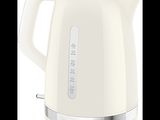 an image of a white electric tea kettle on a white background