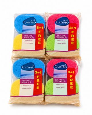 Lot de 20 paquets de 4 éponges mousse Calypso