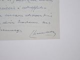a piece of paper with a handwritten message on it