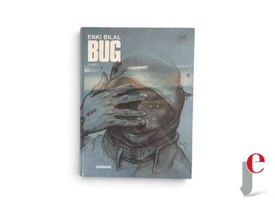 an image of a book with a drawing of a person covering their face