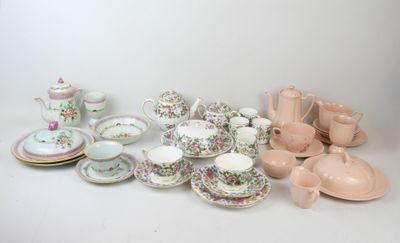many different types of tea and coffee cups and saucers