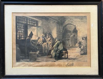 D'après Frederic Arthur BRIDGMAN (1848 - 1927)