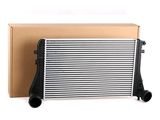 a close up of an intercooler on a cardboard box