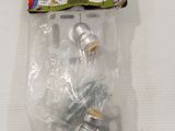 a package of screws and nuts in a plastic bag