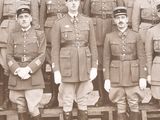 an old photo of a group of men in military uniforms