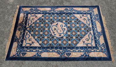 Tapis pékin En laine 184 x 122 cm - Photo 1