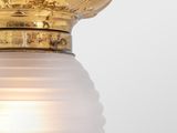 an image of a close up of a light fixture on a ceiling