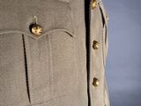 a close up of a military uniform on a mannequin mannequin