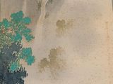 a picture of a painting on the wall of a room