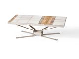 an image of a coffee table with a tile top