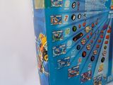 the back of a boxed box with a bunch of toys on it
