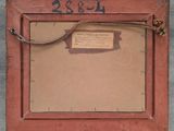 an old picture of a picture frame with a number on it