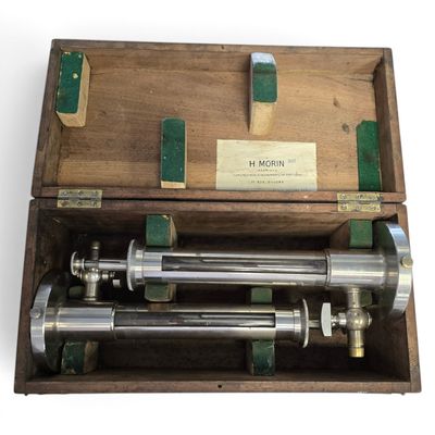 a box with two different types of tools inside of it