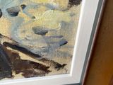 a picture of a painting on the wall of a room
