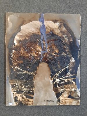 une photo d'une photo d'un chat sur une feuille de papier