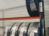many tires on the shelves in the store