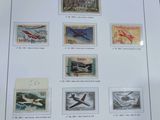 a picture of a picture of a collection of stamps on a table