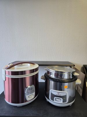 Lot 2 cuiseurs à riz 2 tailles 1 gris et 1 prune - Photo 1