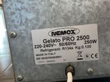 a metal box with a label on it that says gelato pro 250
