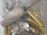 a picture of a bag of silverware and spoons