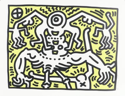 Keith Haring (1958-1990) d'aprs
