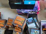many different types of card games on the table