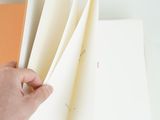 a person that is holding a book in their hand