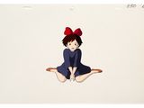 an image of a drawing of a little girl sitting on the ground