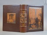 un vieux livre avec l'image d'un homme et d'une femme