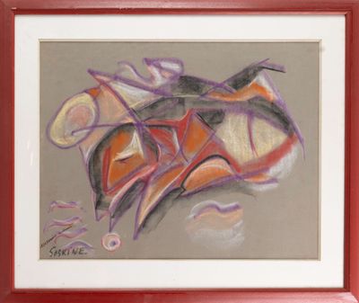 Iren SOSKINE (1920-1987), "Ecrevisse endormie", pastel signé…