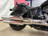 a motorcycle that is parked in a garage