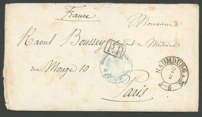 France : Guerre 1870/1871, prisonnier de guerre de Naumburg …