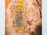 une image d'un tableau représentant une femme en robe jaune